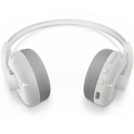 Philips TAH2000WT Auriculares Inalámbricos Diadema Bluetooth 5.4 con Micrófono, 26h Batería, Almohadillas Repuesto, App, Color Blanco